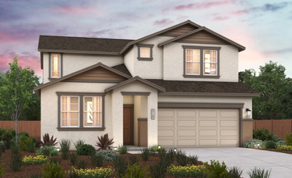 A house with a driveway.