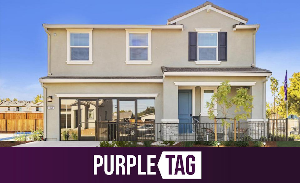 A house with a fence around it.