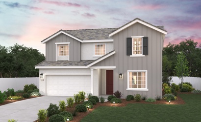 A house with a driveway.