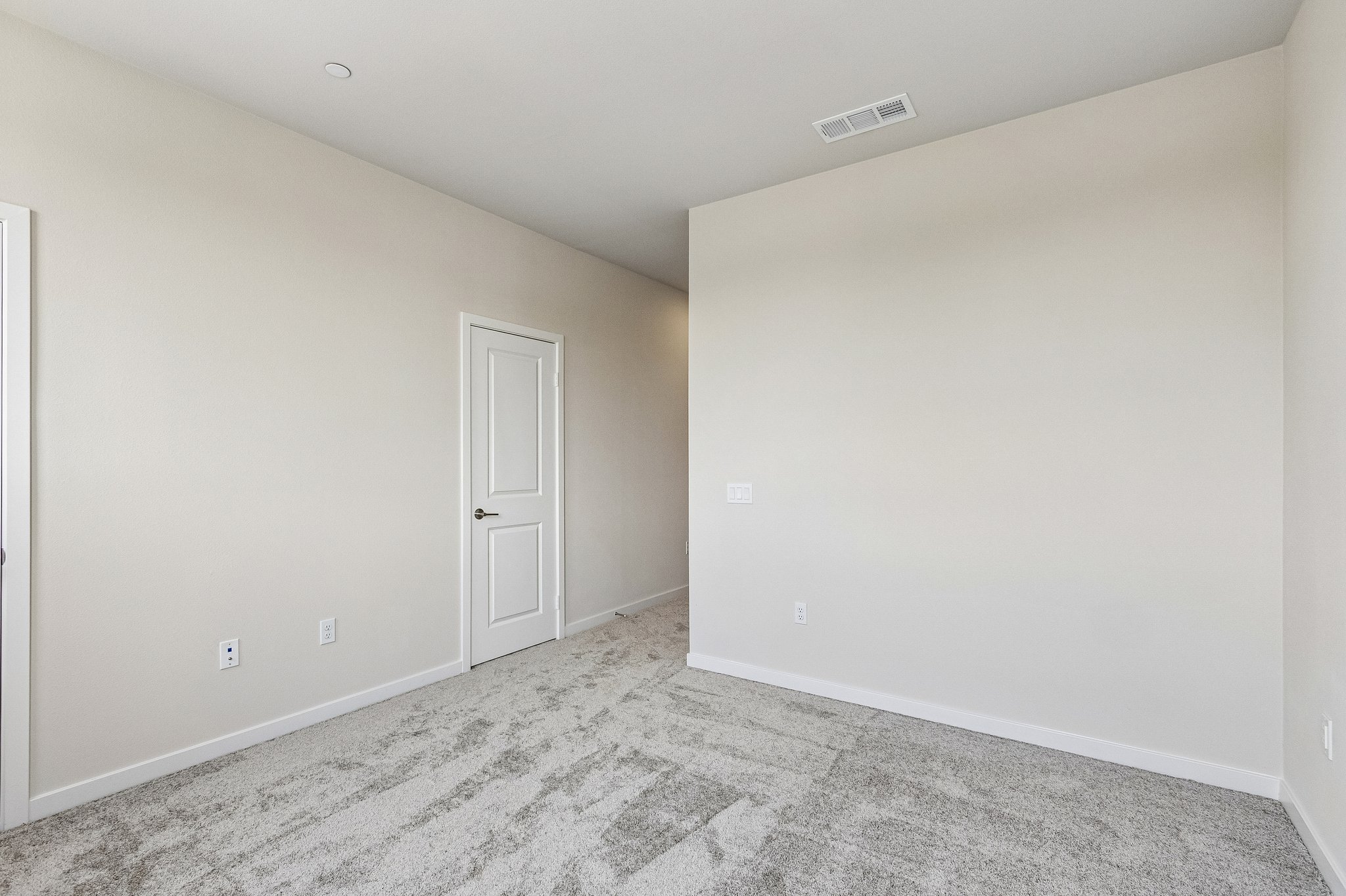 A room with white walls.