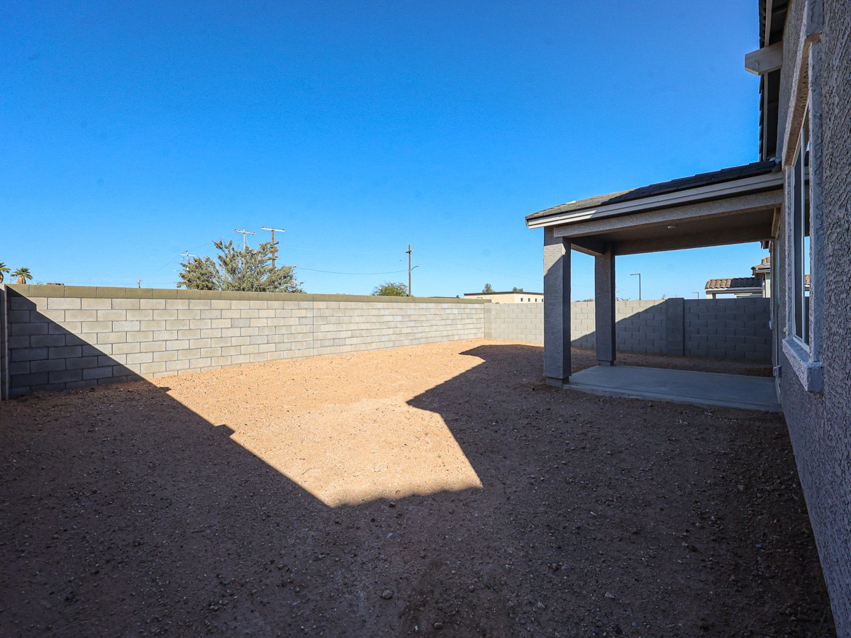 A concrete wall and a brick wall.