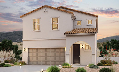 A house with a large front yard.