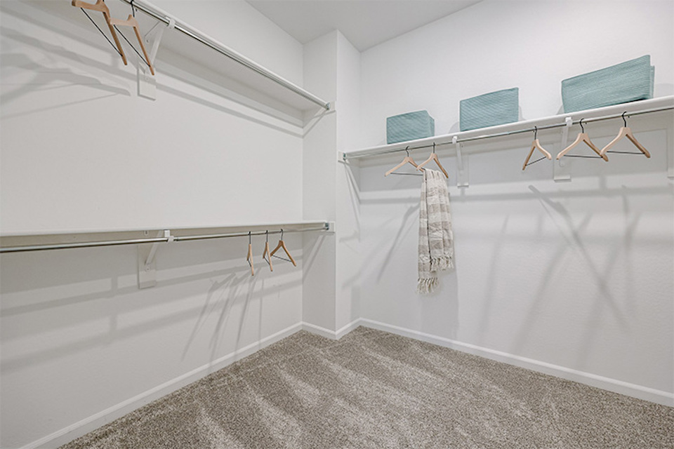 A staircase with a railing.