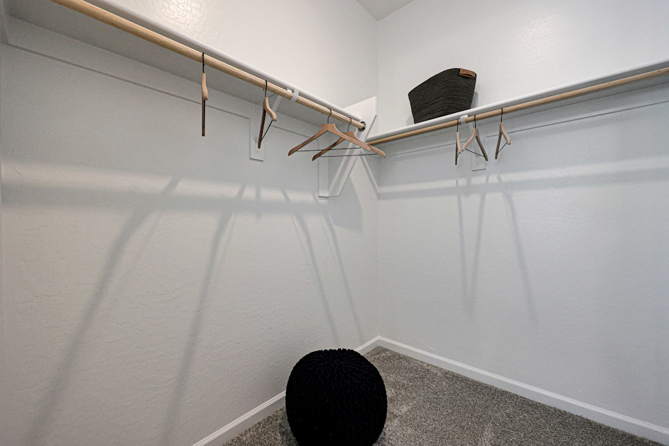 A black object on a white surface.