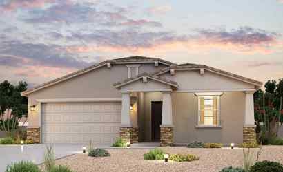 A house with a driveway.