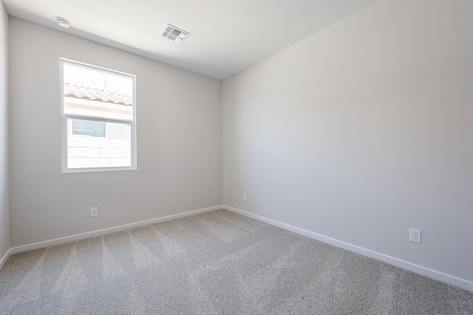 A room with a window.