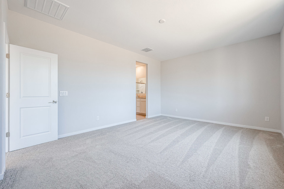 A room with white doors.