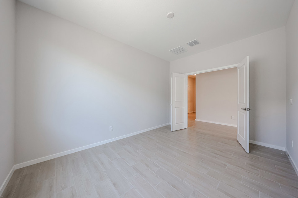 A room with white walls.