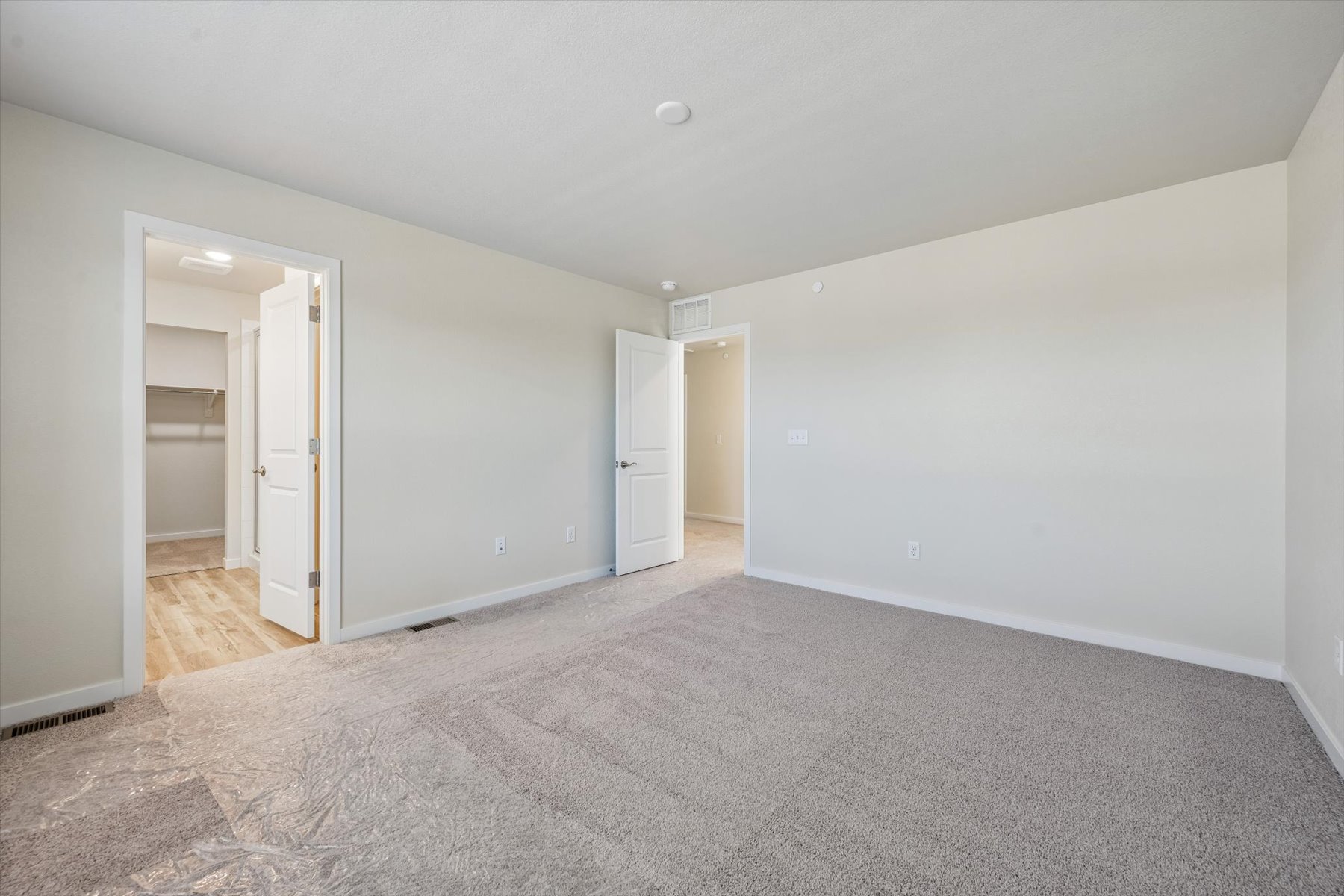 A room with white walls.