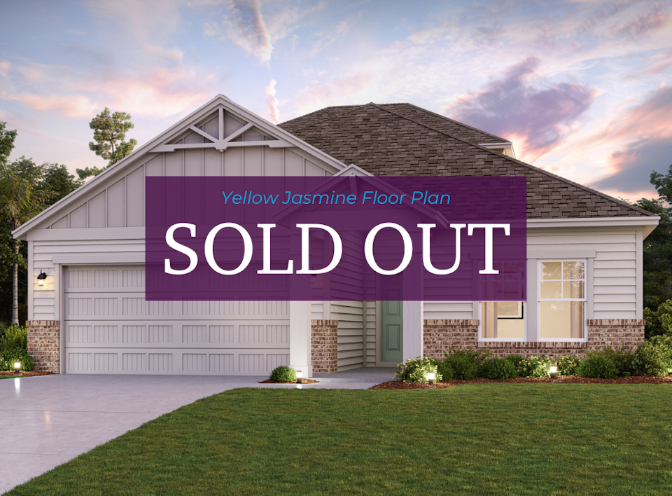 Yellow Jasmine Floor Plan at Oak Creek Preserve Sold Out