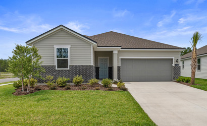 Palmetto Floorplan Lot 49 Exterior at Seminole Palms in Palm Coast
