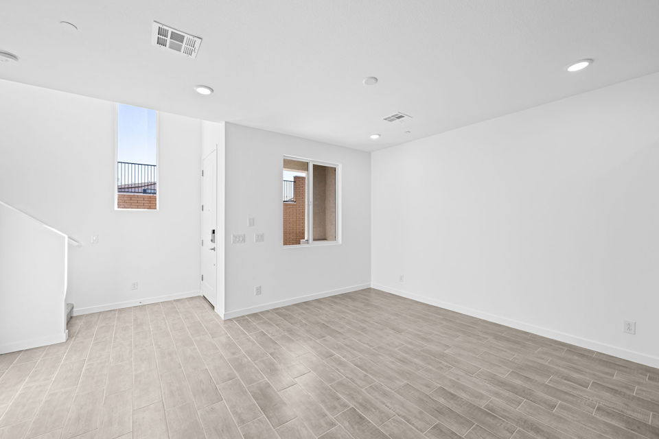 A room with white walls.