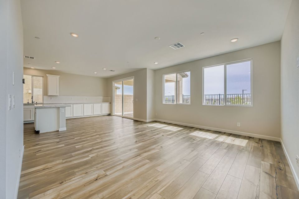 A large empty kitchen.