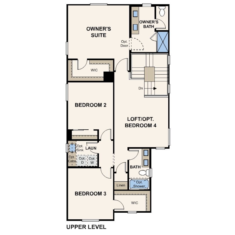 2nd floor, floor plan diagram