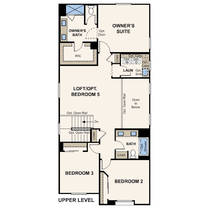 second floor diagram