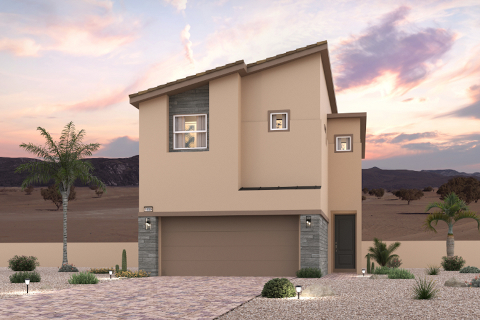 A house with a lot of windows.