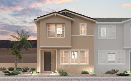 A house with a driveway.