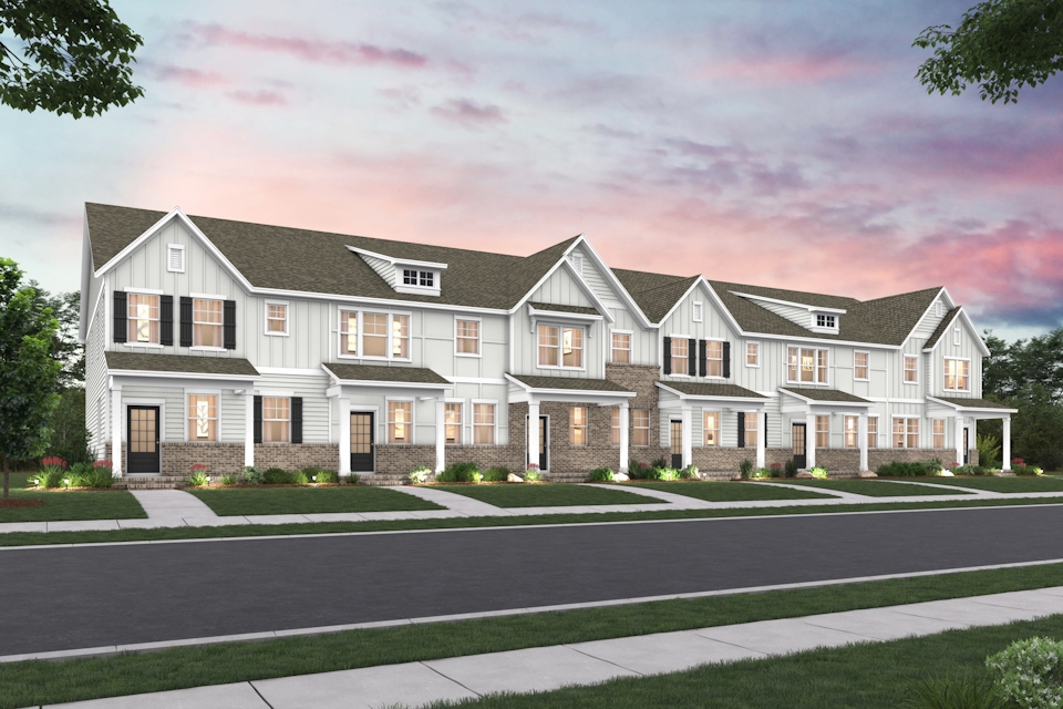 A large house with a driveway.