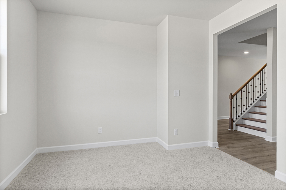 A staircase in a house.