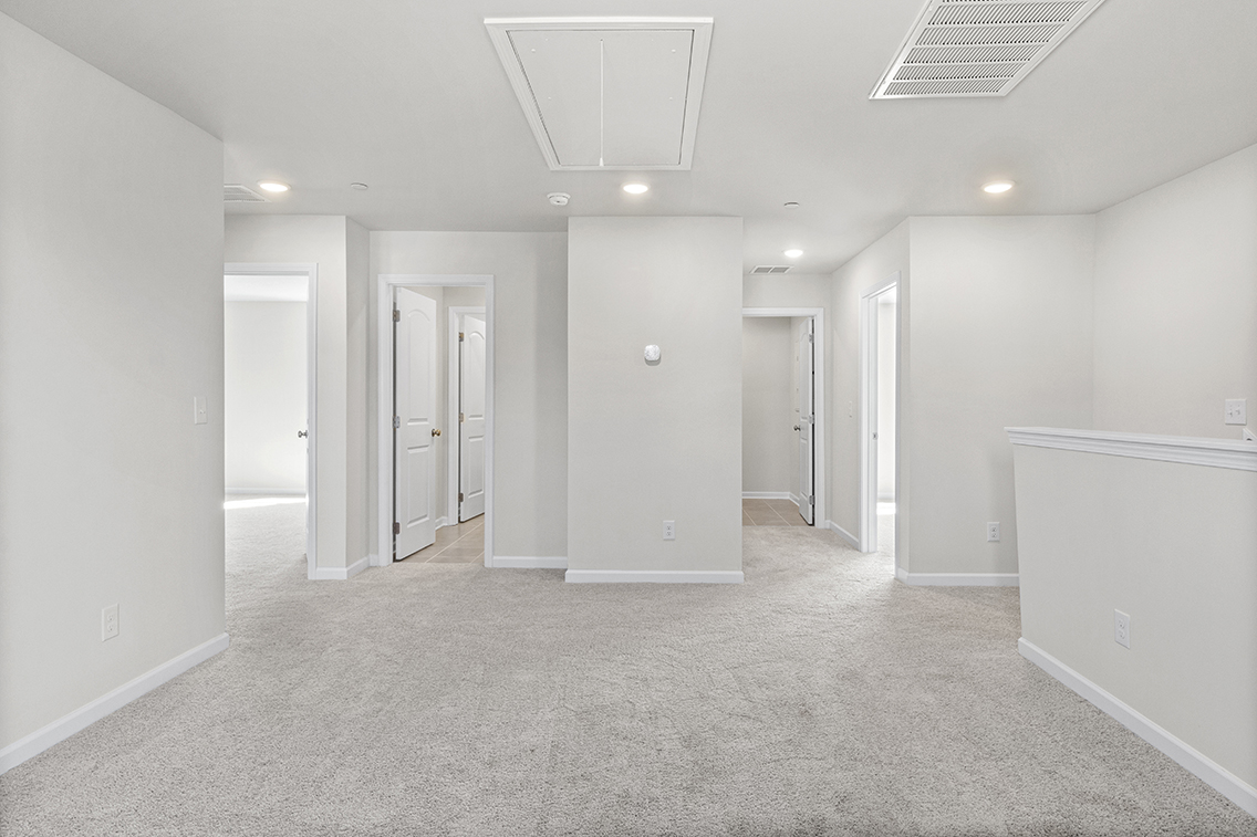 A room with white walls.