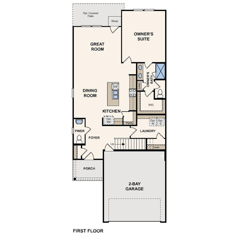 Hampton plan first floor