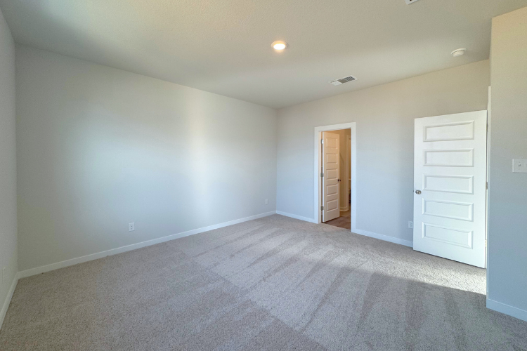 A room with white walls.