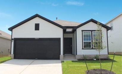 A house with a garage.