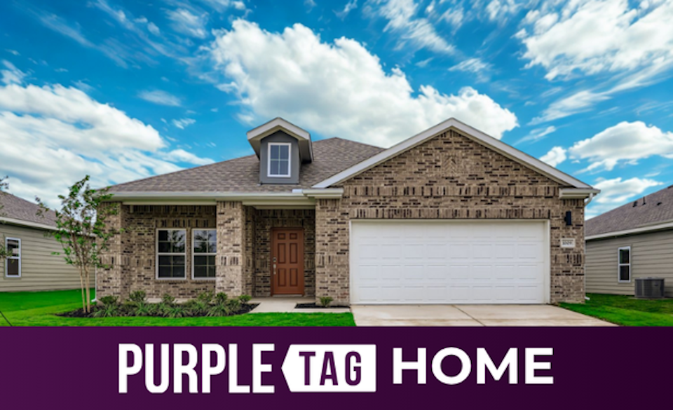 A house with a garage.