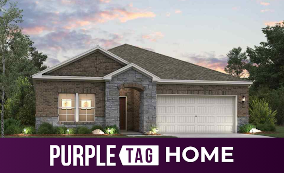 A house with a garage.