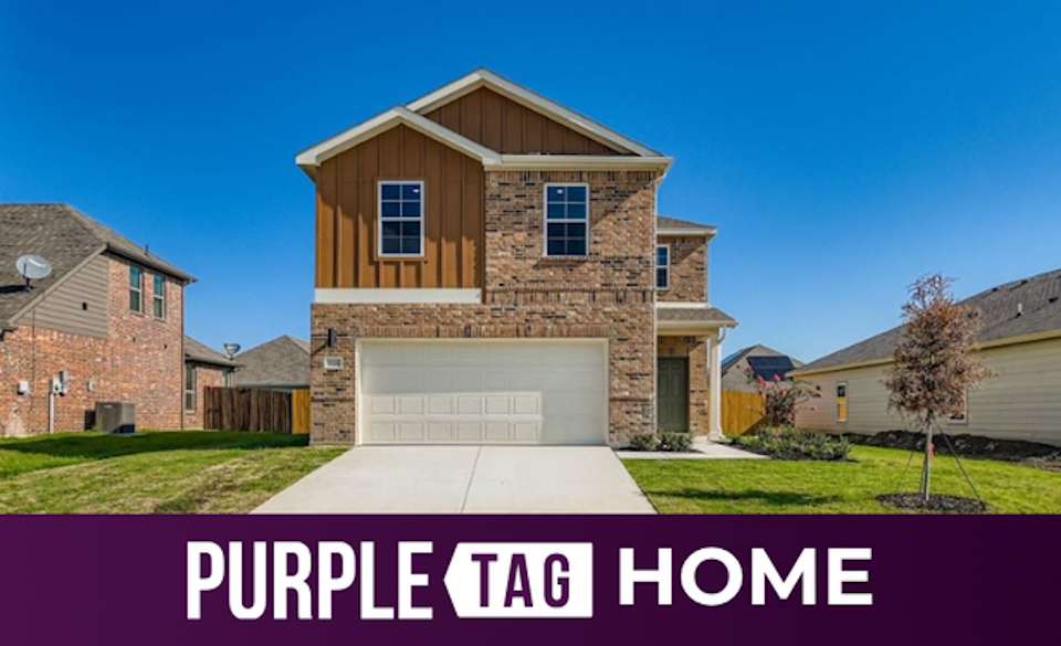 A house with a garage.