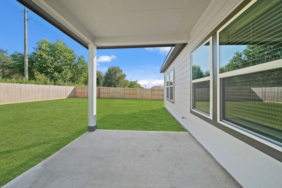 A walkway outside a building.