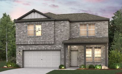 A house with a garage.