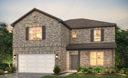 A house with a garage.