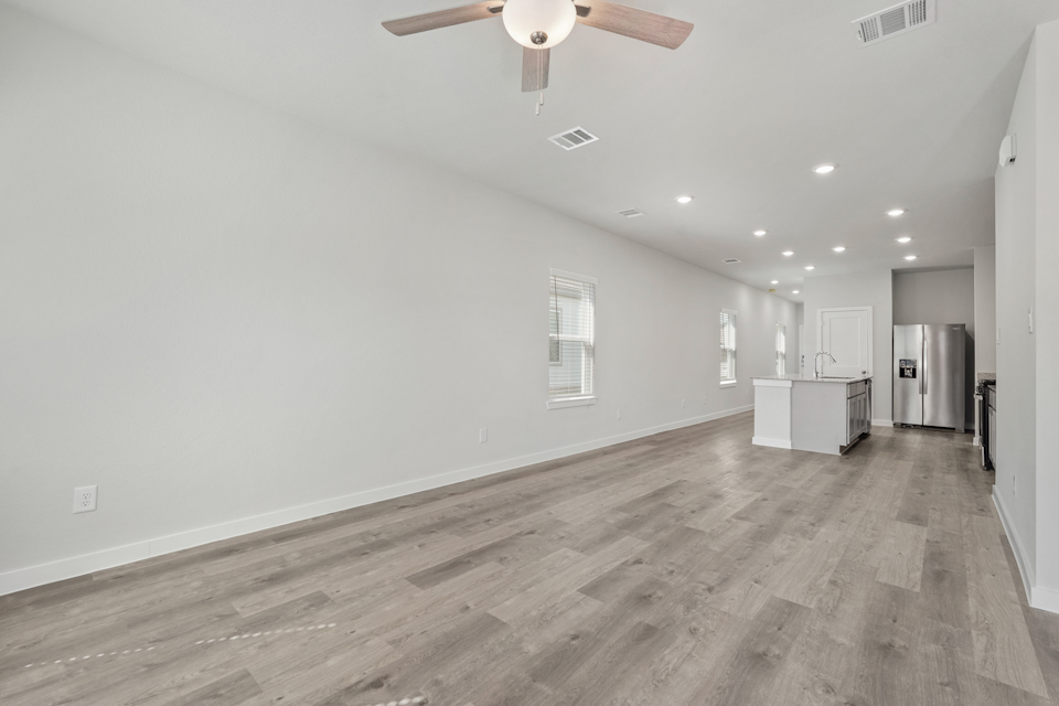 A large empty room.