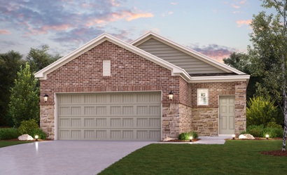 A house with a driveway.