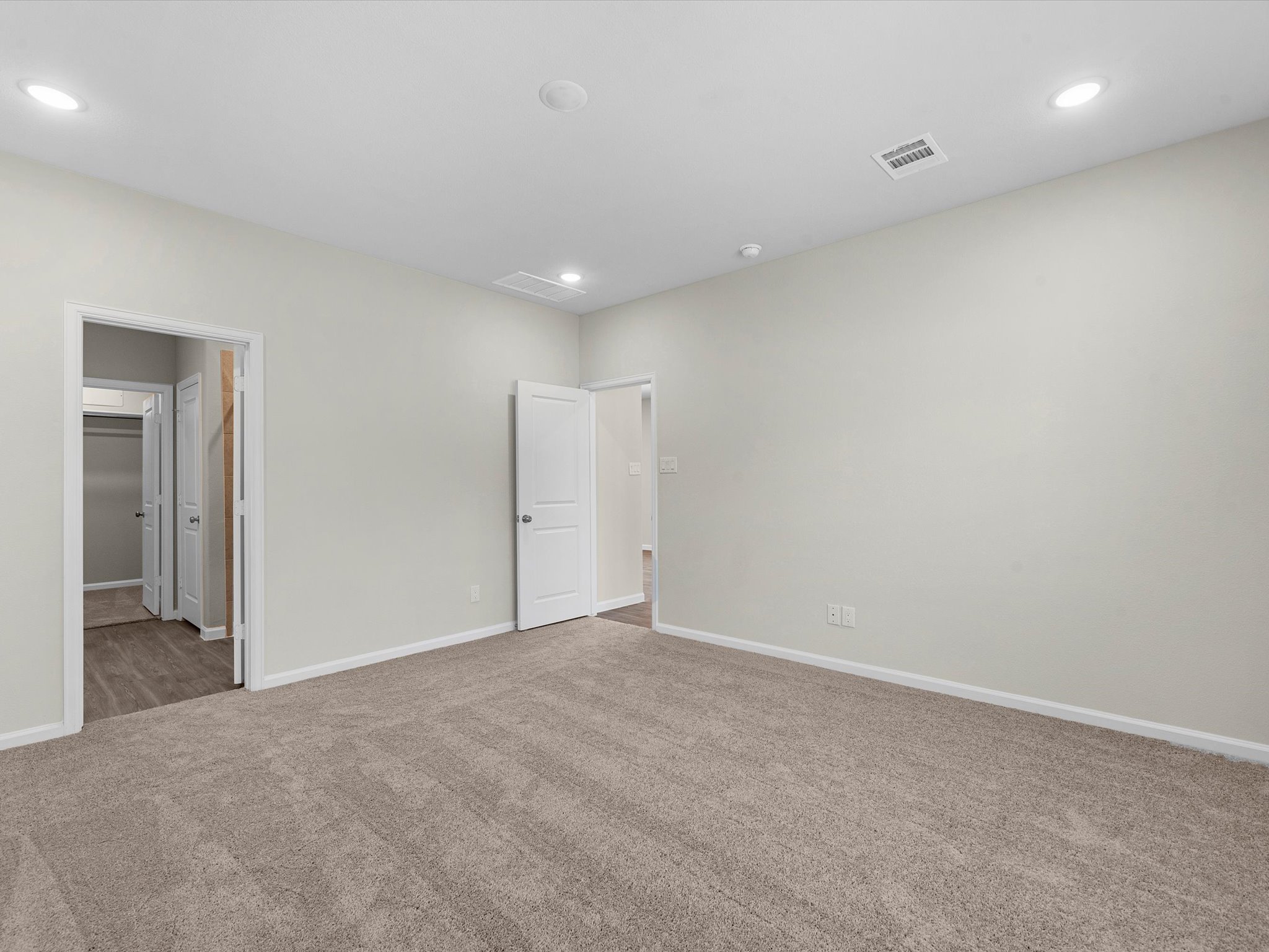 A room with white walls.