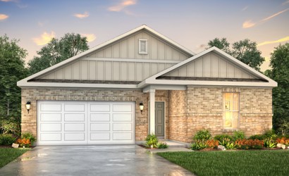 A house with a garage.