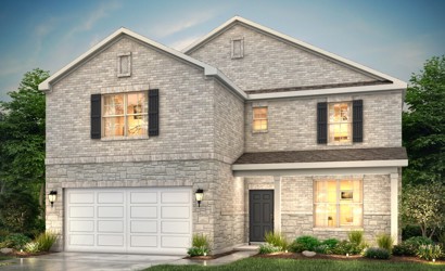 A house with a garage.
