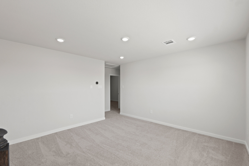 A room with white walls.