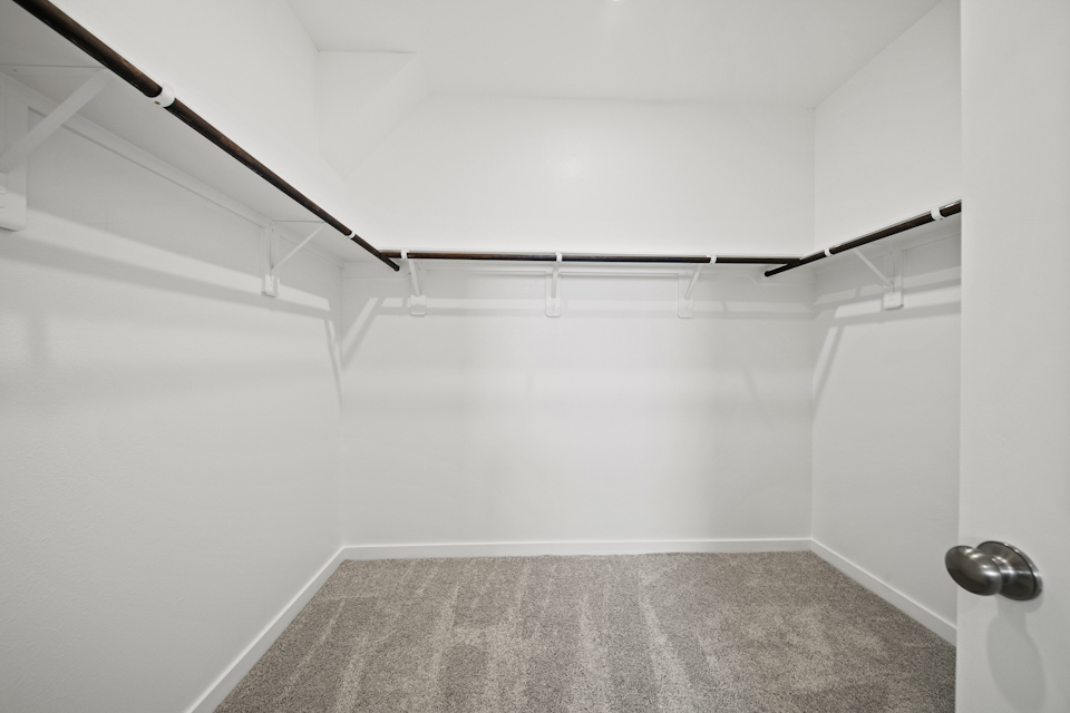 A staircase in a room.