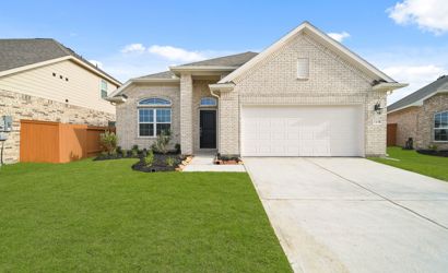 A house with a driveway.