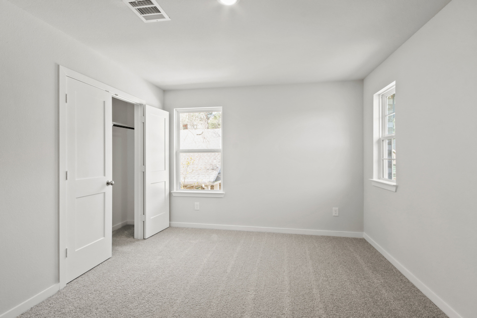 A room with white walls.