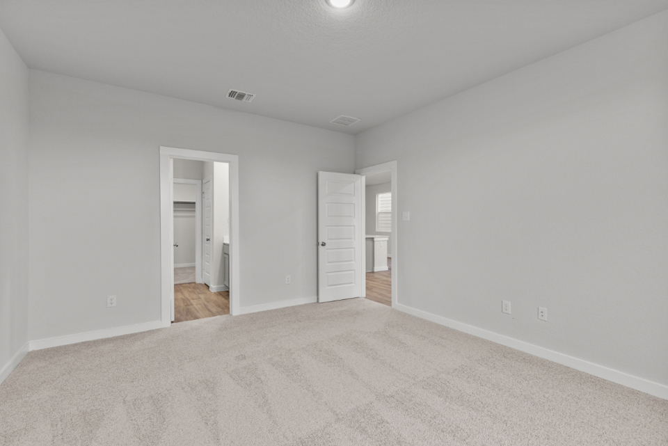 A room with white walls.