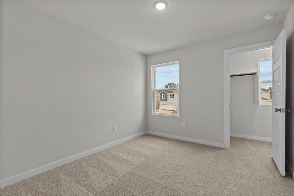 A room with white walls.