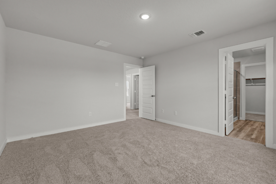 A room with white walls.