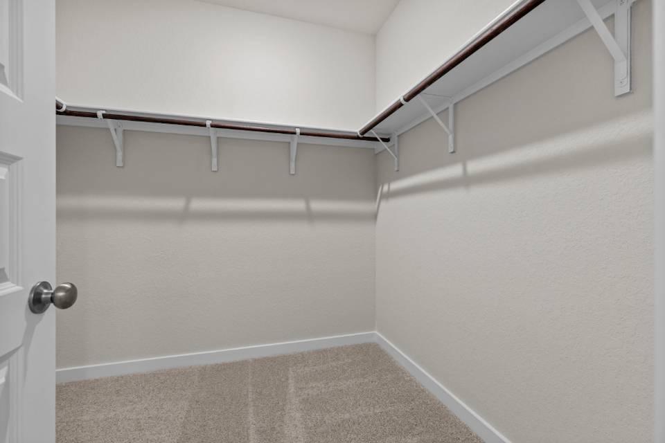 A staircase in a room.