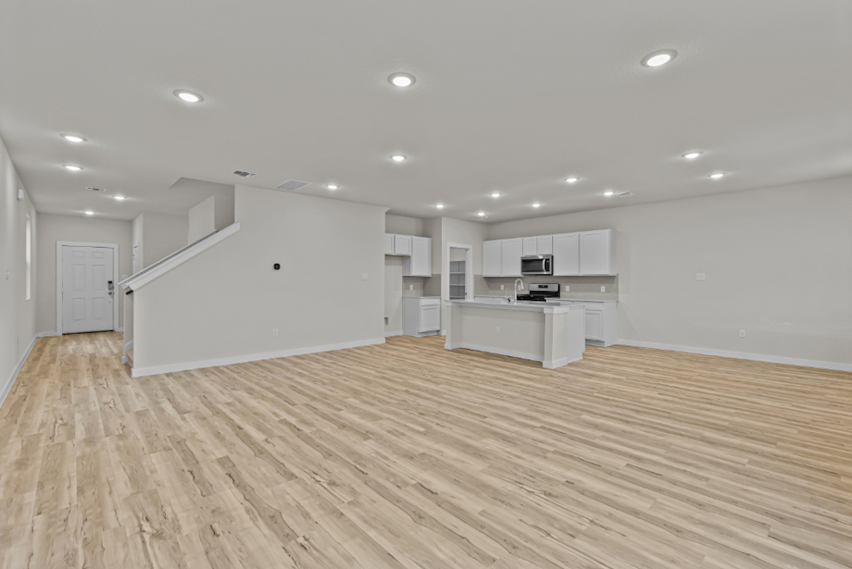 A large empty room.