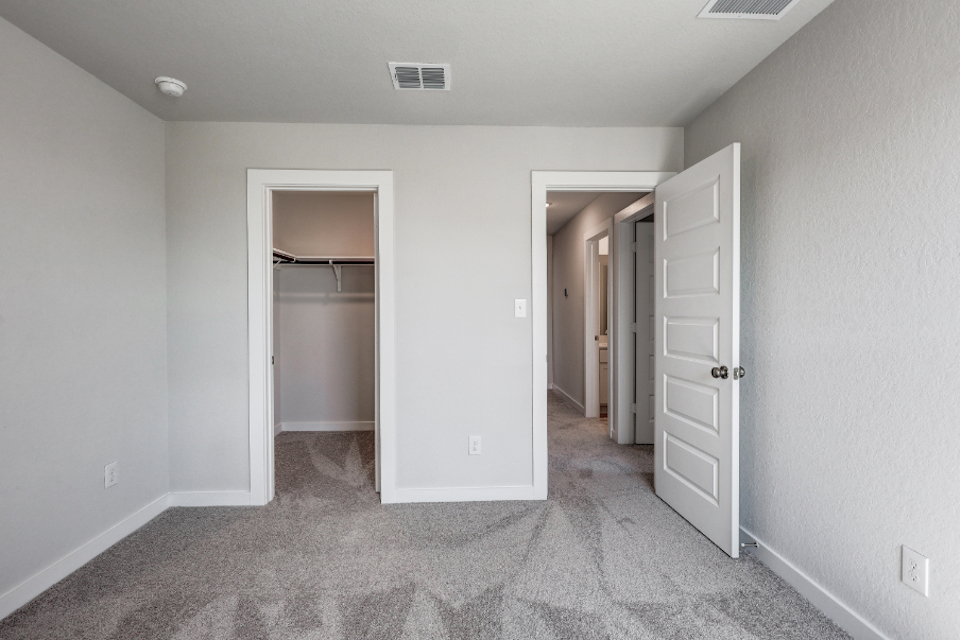 A room with white walls.