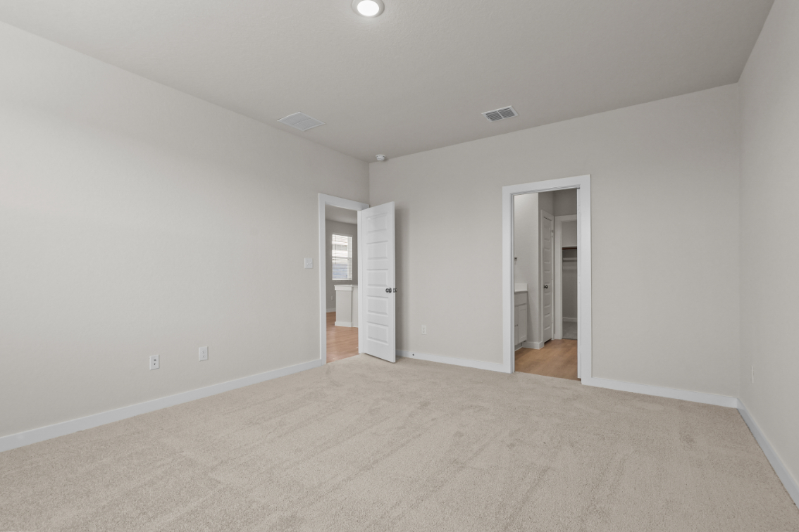 A room with white walls.