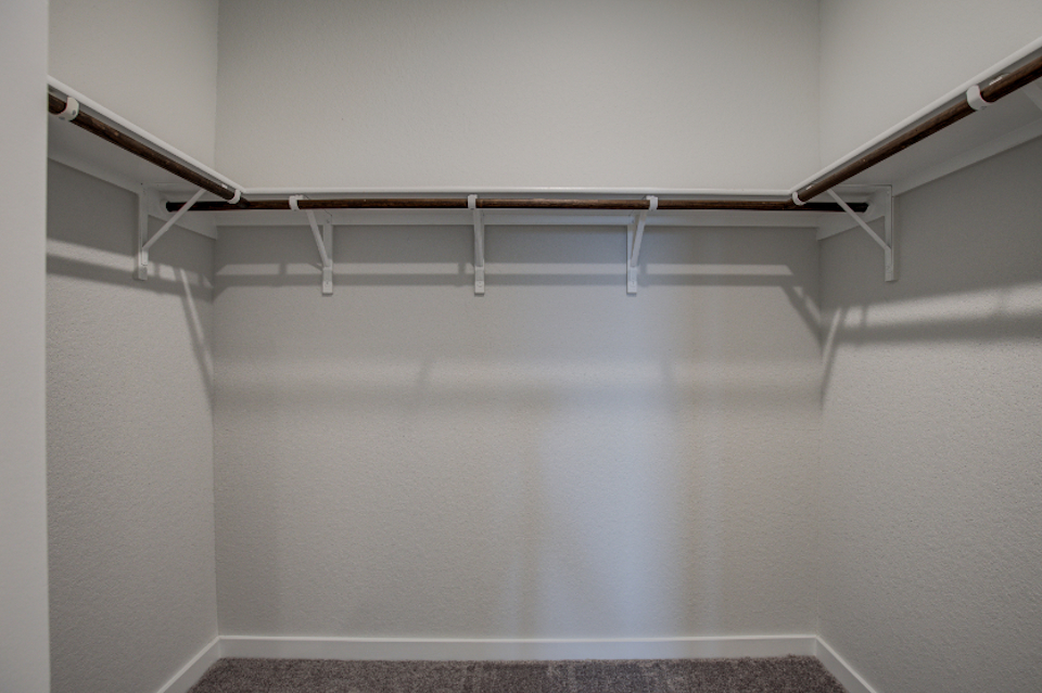 A staircase with a railing.